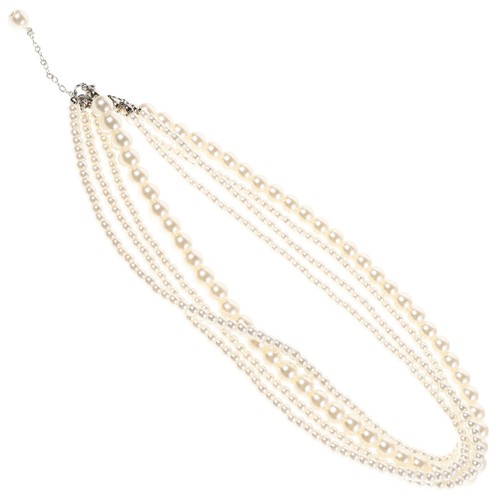 Collana perle false - collana,