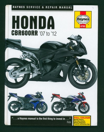 Honda cbr600rr haynes - cbr600rr, (07-12)