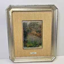 ANTONIO IALENTI QUADRO IN ARGENTO 800 CON CERTIFICATO TIRATURA 167/250 PORTOFINO