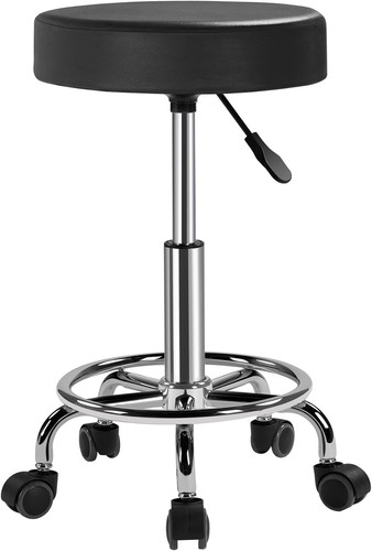 Sgabello con ruote regolabile - sgabello,