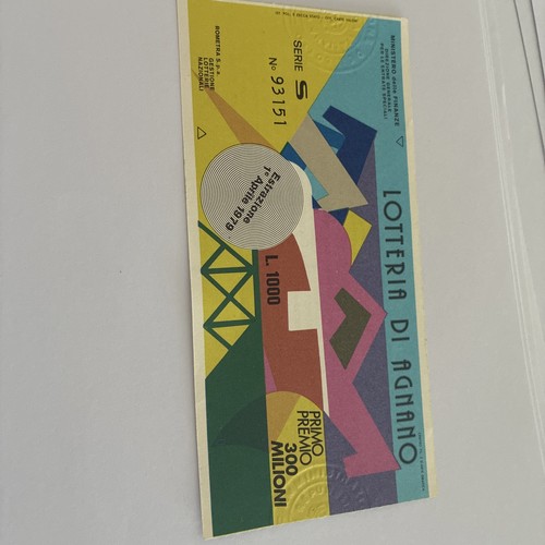 Biglietto lotteria nazionale - lotteria,