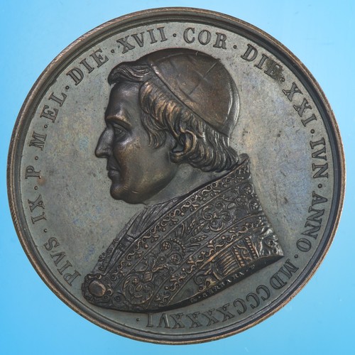 Pio medaglia annuale 1846 - medaglia,
