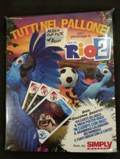 ALBUM FIGURINE TUTTI NEL PALLONE RIO 2 - SIMPLY - OTTIME CONDIZIONI - COMPLETO