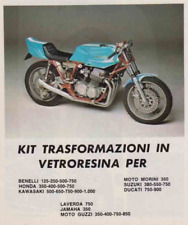 KIT VETRORESINA SERBATOIO CODONE MOTO STORICHE SAIAD CRUCIATA SUZUKI HONDA BIMOT