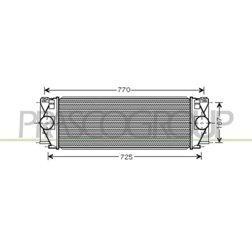 Intercooler prasco me919n001 - intercooler,