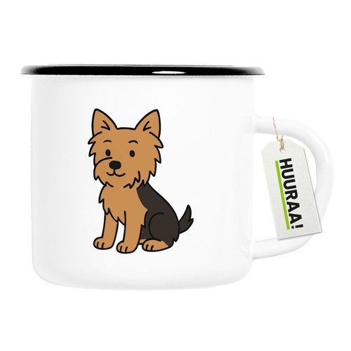 Emaille tasse yorkshire - emaille,