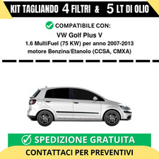 Tagliando per VW Golf Plus V