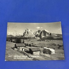 ALPE DI SIUSI SEISERALPE SASSOLUNGO - Bianco e nero Cartolina