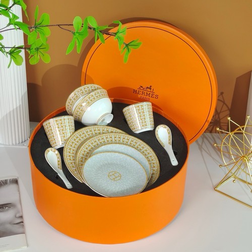 Set piatti hermes bone china - piatti,