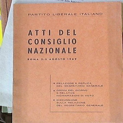 Atti consiglio nazionale - nazionale, roma
