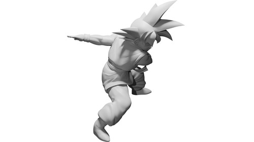 Figura goku stampata da - goku, gt