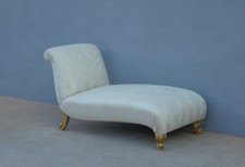 Divano letto da giorno chaise longue dormeuse imbottita, '900 - L 140 cm!
