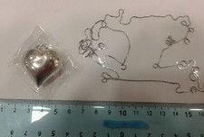 1 chiama angeli cuore argento 925 catena 1m   silver necklace