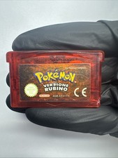 Pokemon Rubino Nintendo Game Boy Advance Italiano ORIGINALE Batteria Nuova