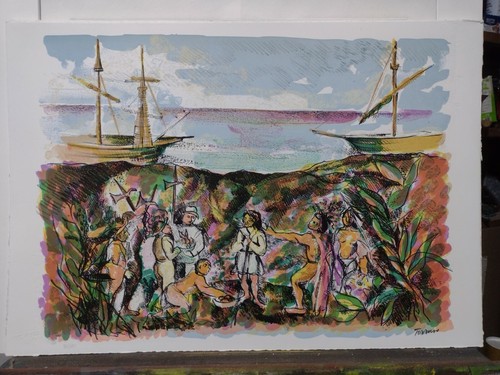 Saverio terruso litografia - saverio,