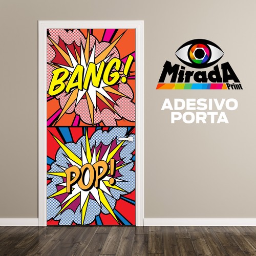 Porta adesiva wall - porta, sticker