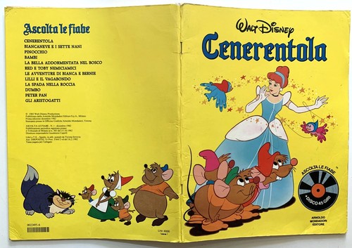 Walt disney cenerentola - walt,