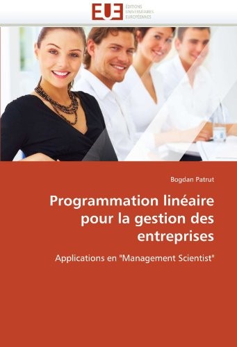 			Programmation lineaire pour