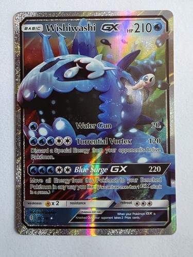 Carta pokemon wishiwashi - carta, gx