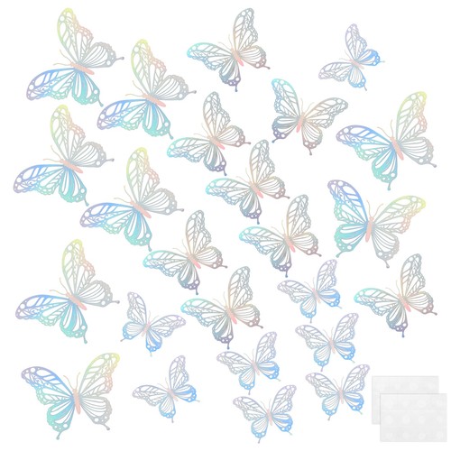 Pack butterflies wall - 24, 3d