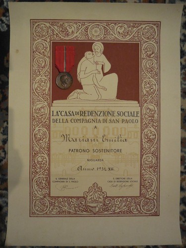 Grande attestato diploma