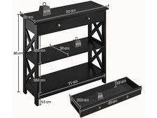 Tavolo Consolle 613976 Nero