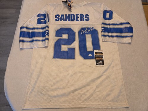 Maglia barry sanders - barry, firmata
