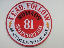 Woven Patch SUPPORT 81 NOMADS
