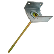 10 pz. supporto per prima doghe supporto per doghe 4x6 cm con vite a testa piatta 210 mm