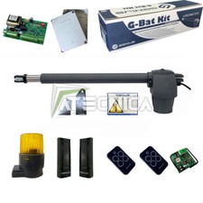 Kit cancello mono anta battente FAAC GENIUS G-BAT DX destro 230V RC 200kg 3m 2TX
