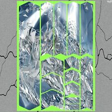 Pellicola Protettiva Design 17 U/V Opaca Telaio Bici Adesivo Decalcomania per Mountain Bike