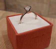 Anello fidanzamento donna gold plated placcato oro bellissimo Misura 7  17MM 