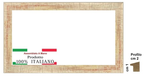 Cornice shabby bianca - , rossa