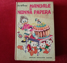 Disney Manuale di Nonna Papera 1970 Mondadori Prima Edizione Vintage Collezione