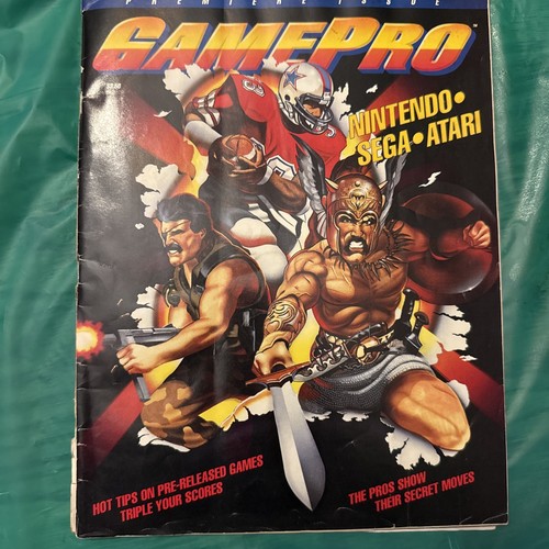 1989 gamepro magazine premiere - magazine,