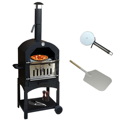 Forno pizza esterno carbone