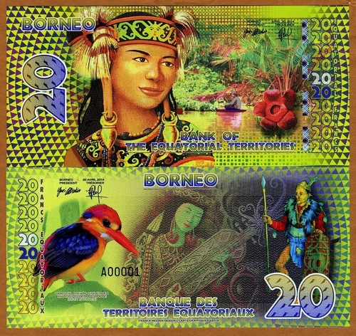 Territori equatoriali borneo - territori,