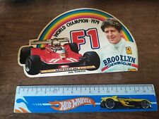 ADESIVO STICKER  VINTAGE  FERRARI F 1 1979 JODY SCHECKTER 