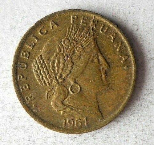 1961 peru centavos moneta - peru, 5