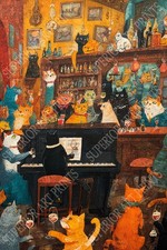 Gatti stravaganti in piano bar