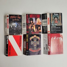 Lot of 6 Rock Hair Metal