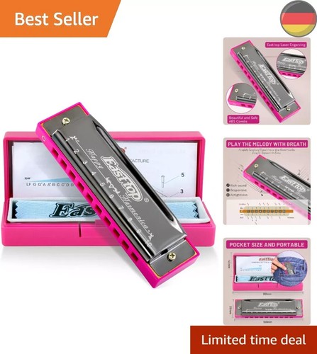 Easttop 10hole blue harmonica - 10hole,