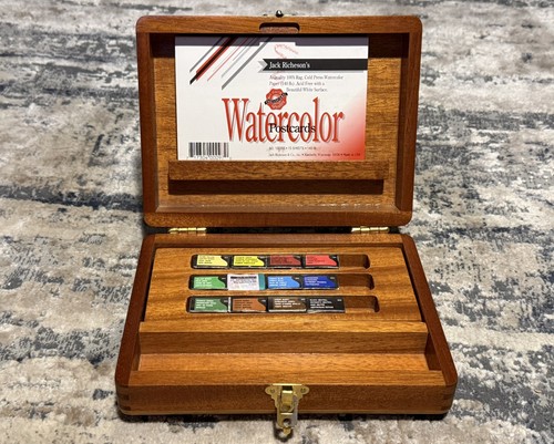 Scatola acquerello vintage con