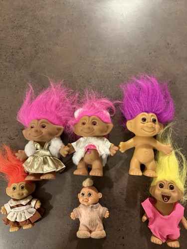 Lotto figurine troll in - 6,