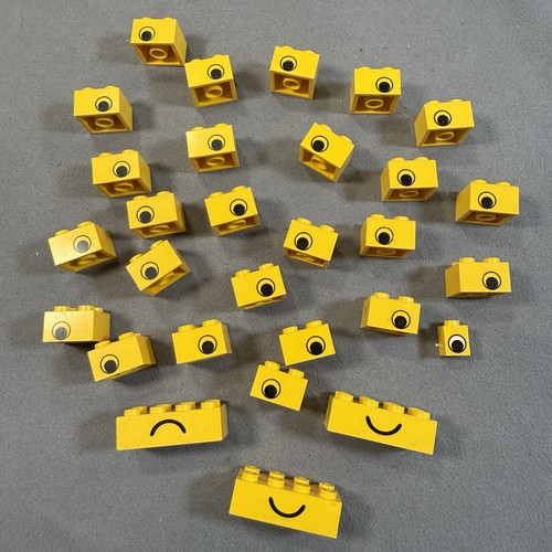 Lotto mattoncini lego gialli - mattoncini,