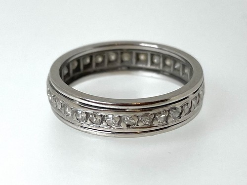 Anello eternity oro bianco - in,