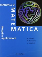 manuale di matematica metodi e applicazioni torriero/scovenna/scaglianti 8813291