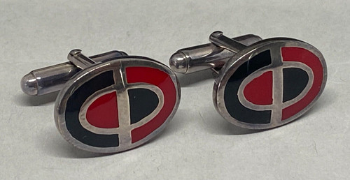 Gemelli argento smalto - gemelli, in