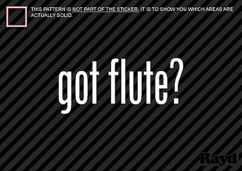 Got flauto decalcomania - got,
