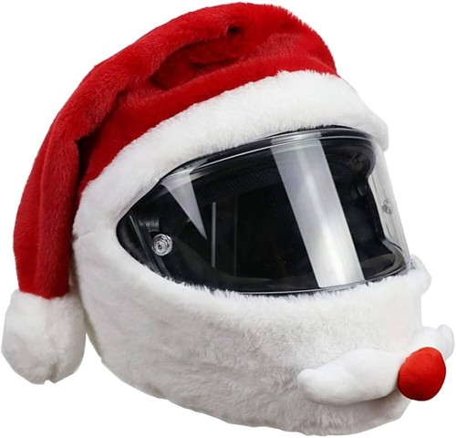 Copricasco moto natalizio